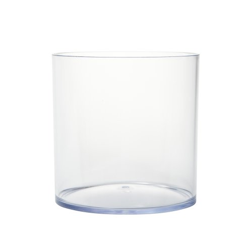 OASIS klar acryl vase (14,5 x 15cm) - Durchsichtig, 1 Pack