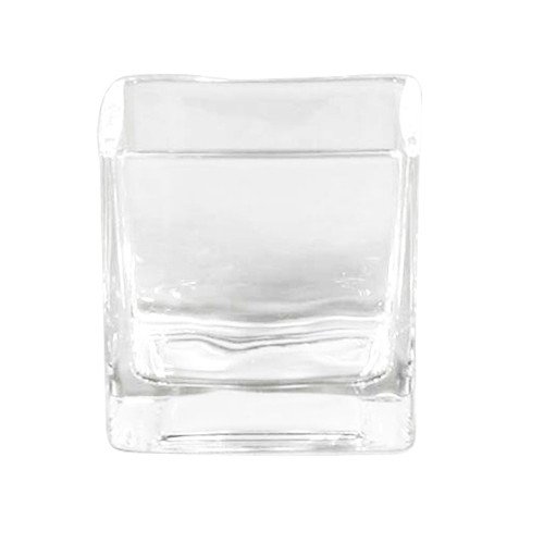 Sandra Rich Vase/Windlicht Glas Würfel, eckig, 6 x 6 cm, Stück:1 Stück