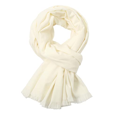 SWAT PANY Winter Schal Damen für Abendkleid Festlich ivory Warme Pashmina Stola Schals tücher für Frauen