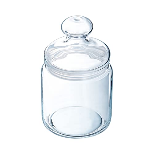 Luminarc ARC 11972 Pot Club Dose mit Deckel, Vorratsglas, Bonbondose, 750 ml, Glas, transparent, 1 Stück