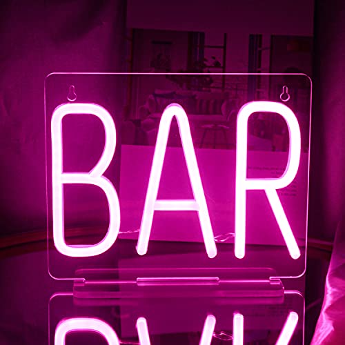 Pink Bar Neon Signs Bar