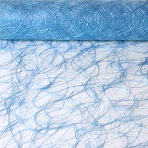 Sizoweb Tischband Hellblau 5 Meter lang 30cm breit