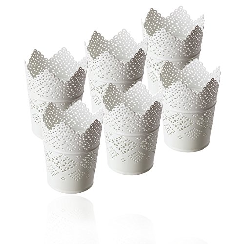 IKEA SKURAR 11 cm Kerzenhalter Teelichthalter Halter für Teelichter / candle holder (6, 11 cm)