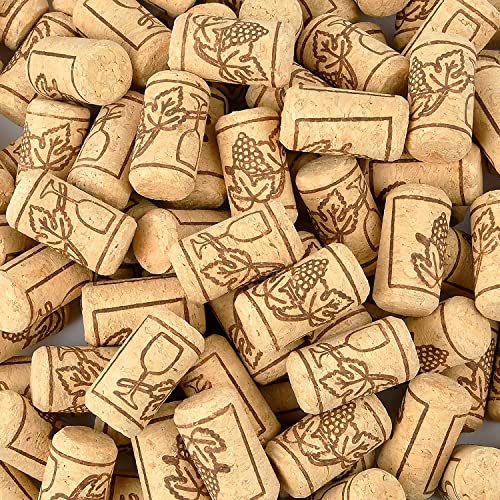 PIQIUQIU 50 Stück Bastelkorken Weinkorken-Flaschenkorken-Sektkorken - zum basteln Bastelzubehör für Kinder und Erwachsene DIY (21 * 40mm)