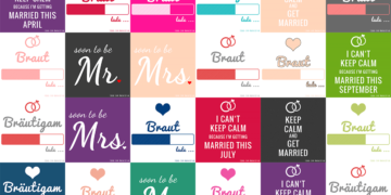 Profilbilder zum Thema Hochzeit für Facebook, Instagram & Co.