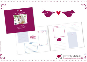 Das Hochzeits-Gästebuch, das Spaß macht - personalisiert mit Foto und eigener Widmung