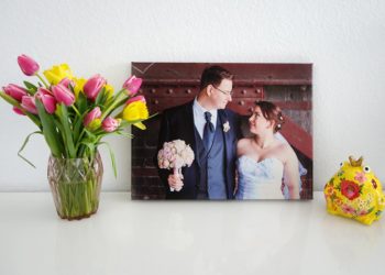 Das schönste Foto der Hochzeit – Halte ihn auf Leinwand fest