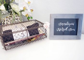 Die Survival/Notfall-Box für den Bräutigam