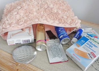 Notfall-Tasche für die Braut am Tag der Hochzeit
