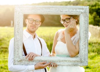 Bilderrahmen und Requisiten für euer Photobooth bei der Hochzeit