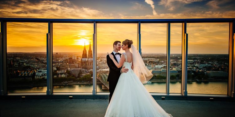 Heiraten über den Dächern von Köln – Die Hochzeit von Natalie & Manuel