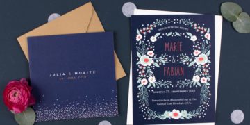 Hochzeitspapeterie mit Liebe gemacht von Rosemood