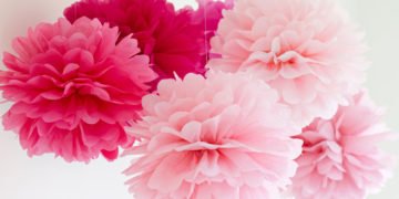 Günstige PomPoms für die Hochzeit