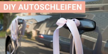 DIY Autoschleifen zur Hochzeit: So könnt ihr sie selber machen