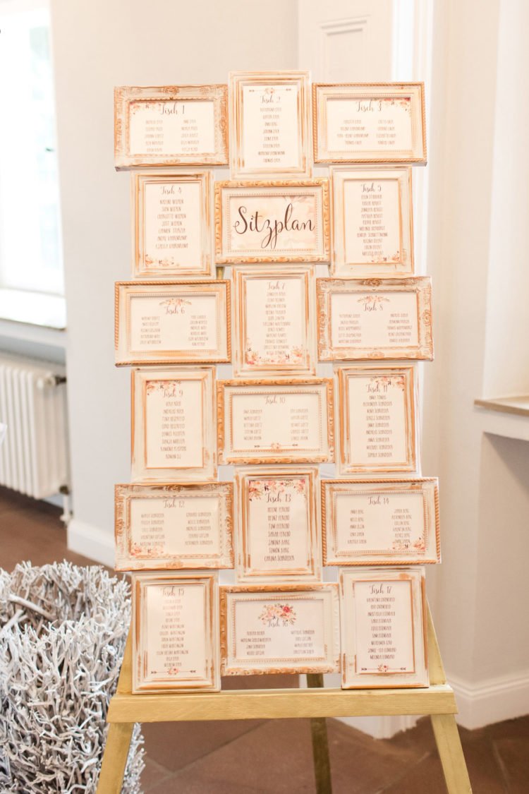 Sitzplan zur Hochzeit Ideen & Beispiele