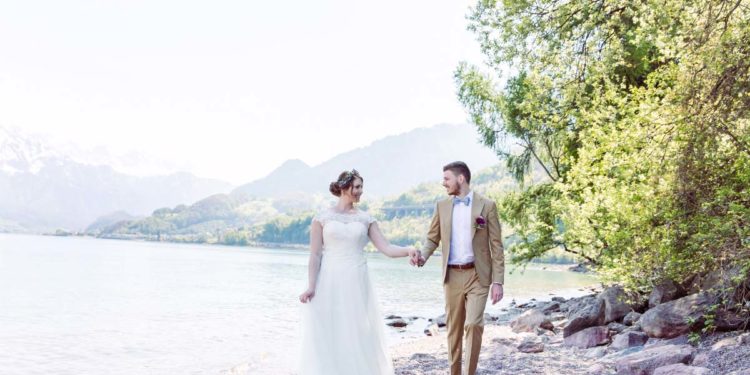 Hochzeit am Walensee in der Schweiz mit Alpen-Panorama