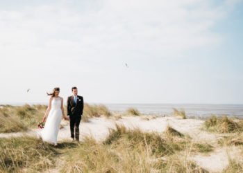 Vegane Hochzeit von Tanja und René am Strand von Schillig