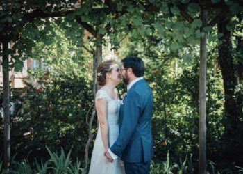 Hochzeit von Judith und Sebastian im Kräutergarten Klostermühle in Edenkoben