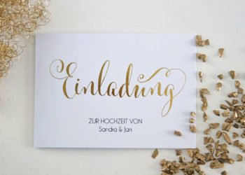 Hochzeitseinladung Für immer Premium von der kartenmacherei