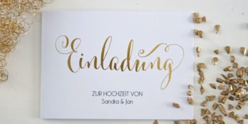 Hochzeitseinladung Für immer Premium von der kartenmacherei