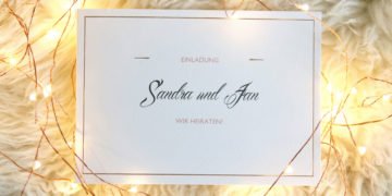 Premium Karten mit Druckveredelung zur klassischen Hochzeit