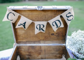 Briefbox für die Umschläge und Karten am Tag der Hochzeit