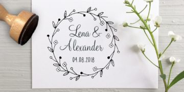 Stempel zur Hochzeit: Für die Einladung, für die Gastgeschenke & mehr