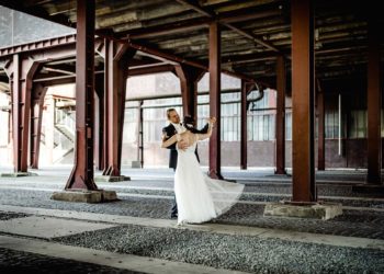 Zechenhochzeit von Irina und Jörg auf Zeche Zollverein in Essen