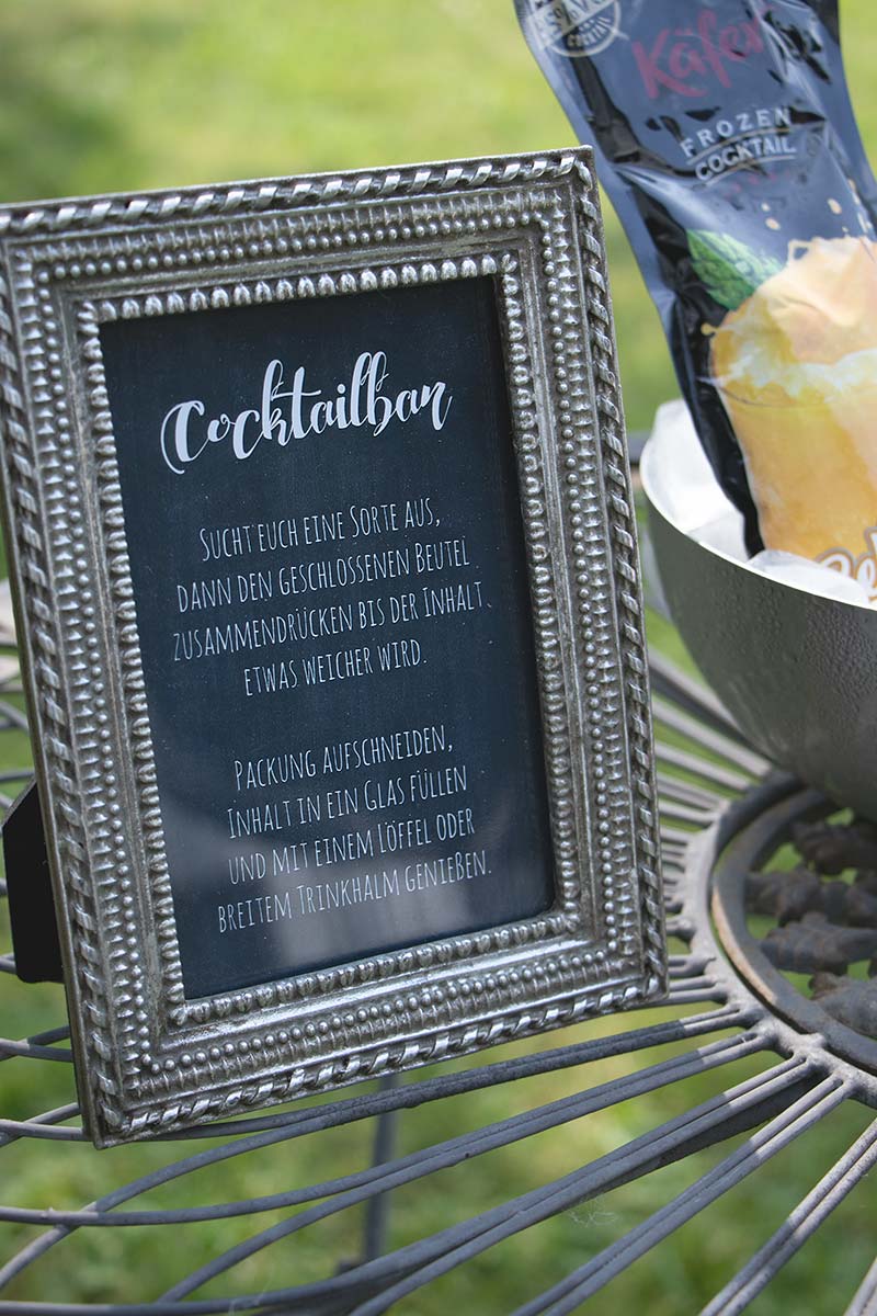Cocktailbar bei der Hochzeit: Käfer Frozen Cocktails macht es einfach!