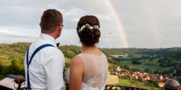 Hochzeit von Nathalie und Marcel auf Schloss Langenburg