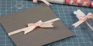 DIY Mini Schleifen mit einer Gabel basteln