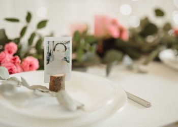 Sofortbilder als Tischkärtchen bei der Hochzeit