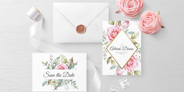 Papeterie Serie Pink Roses: Vorlagen für eure Hochzeitspapeterie