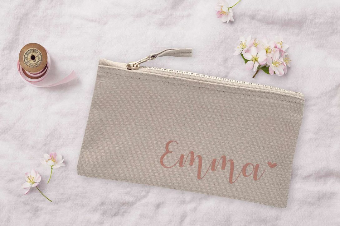 Personalisiertes Braut-Kosmetiktäschchen – Süße Hochzeits-Make-up-Tasche Für Die Notfallapotheke & Flitterwochen