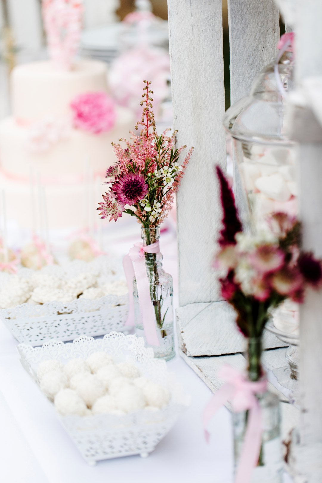 Dekoration bei der Hochzeit