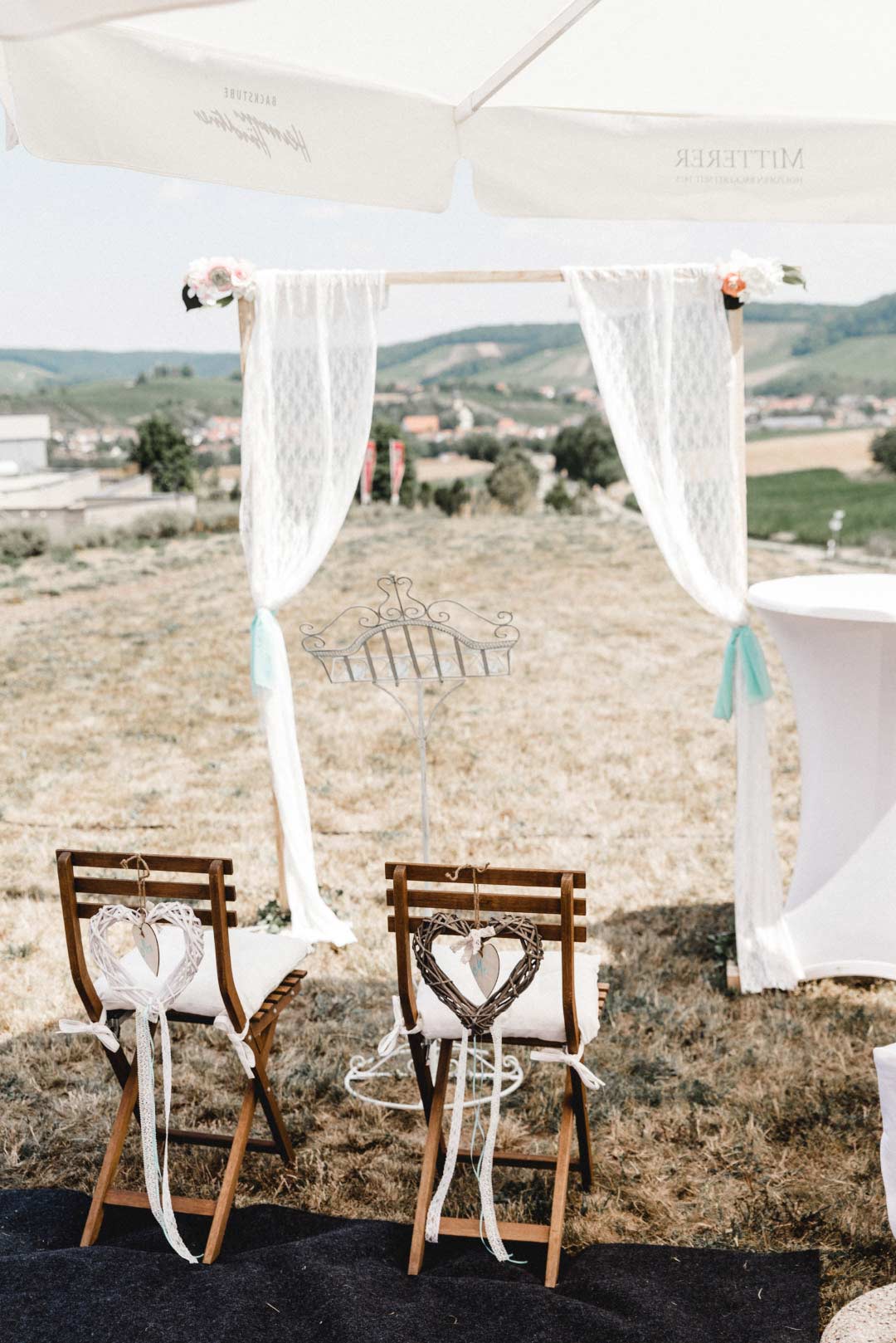 Traubogen bei der Hochzeit