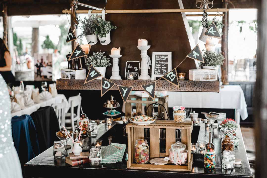 Candybar bei der Hochzeit