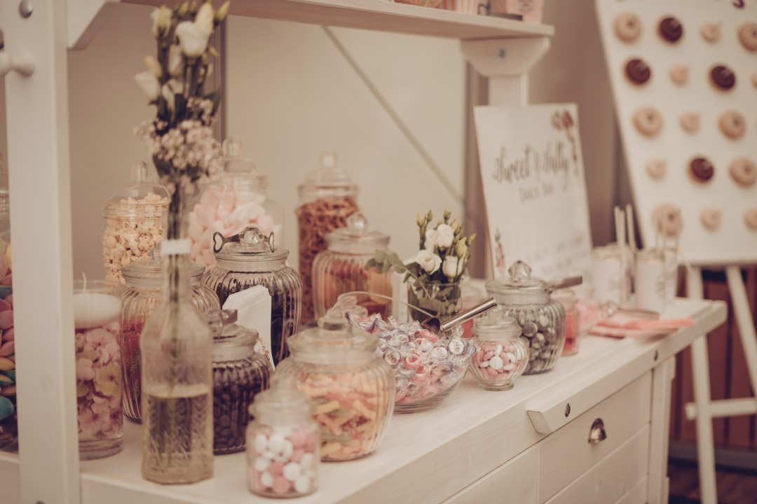 Candybar bei der Hochzeit