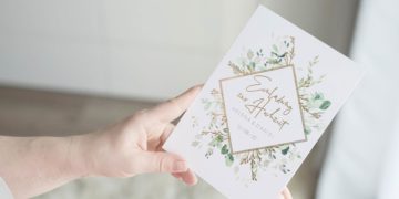 Hochzeitseinladungen und mehr passend zum Greenery Stil