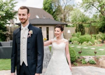First Look am Tag der Hochzeit – als Fotoshooting