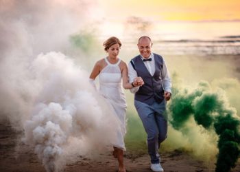 Maritime Hochzeit am Strand in Noordwijk / Holland