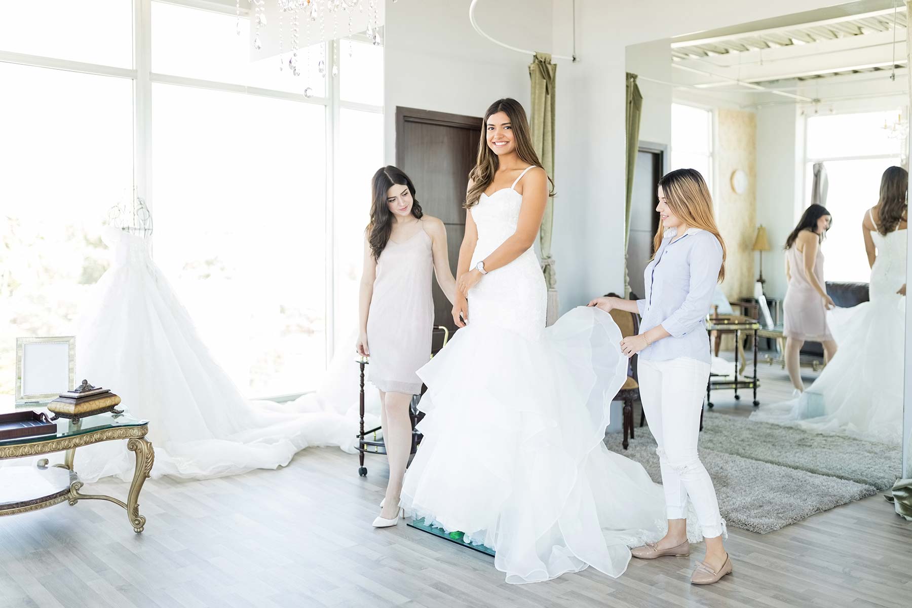 Brautkleid für den Tag der Hochzeit finden