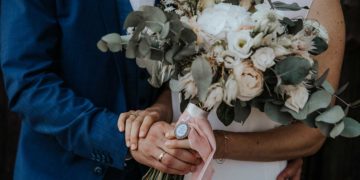 Memorial Anhänger für den Brautstrauß