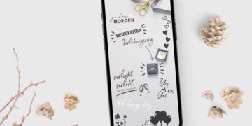 Kostenlose Story Sticker zum Thema Hochzeit