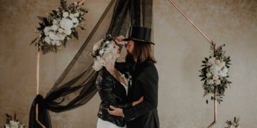 Hochzeit in der Farbe Schwarz