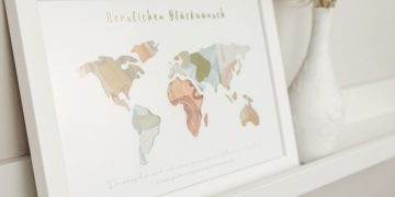 Bilderrahmen mit Geld als Geschenk zur Hochzeit