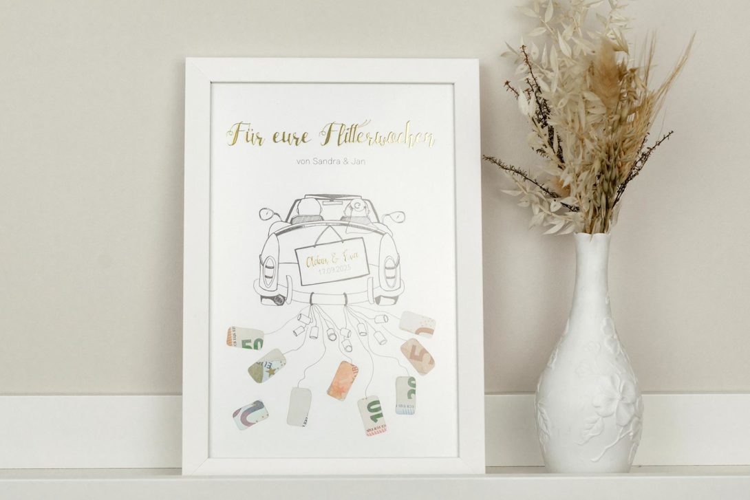 Vermählungskreuz Aus Bronze - Hochzeitsgeschenk Mit Umarmendem Paar Motiv