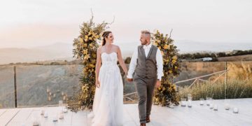 Hochzeit mit Zitronen und Oliven