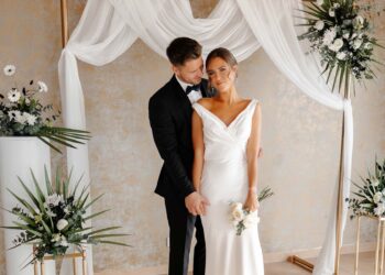 Hochzeit in Schwarz-Weiß