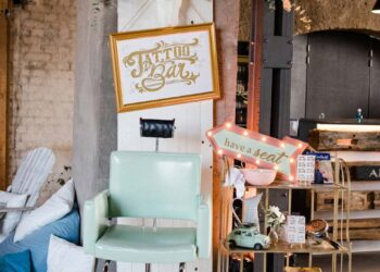 Tattoo-Bar bei der Hochzeit